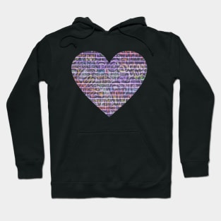 Graffiti Wall Heart Hoodie